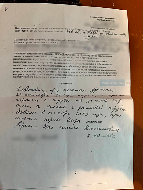«С крыши падают кирпичи»: жители Плеса жалуются на состояние дома